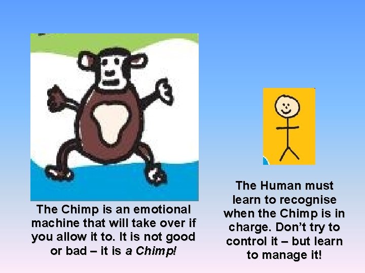 The Chimp is an emotional machine that will take over if you allow it