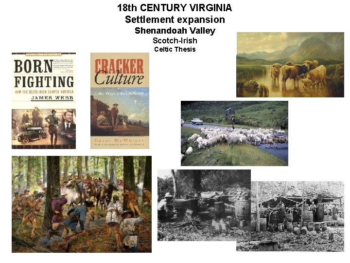 18 th CENTURY VIRGINIA Settlement expansion Shenandoah Valley Scotch-Irish Celtic Thesis 