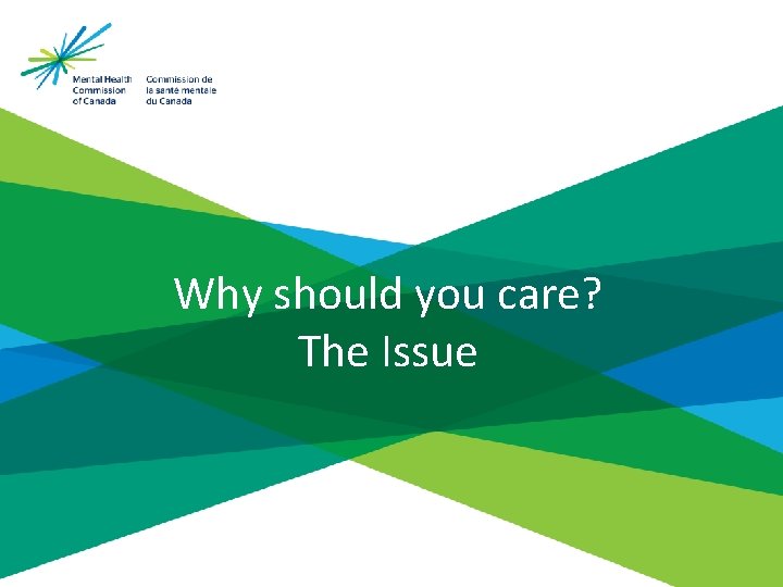 Why should you care? The Issue 