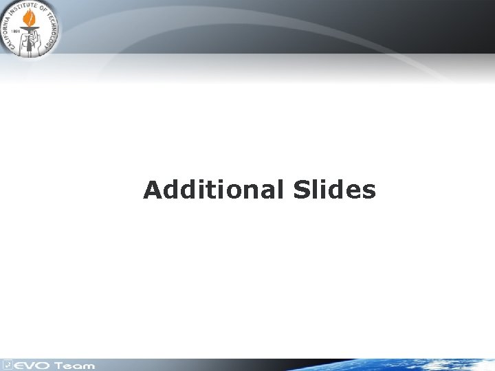 Additional Slides 