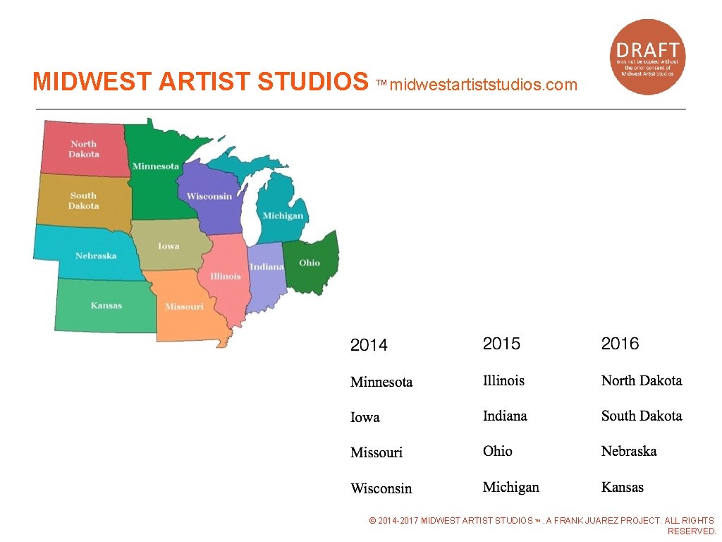 MIDWEST ARTIST STUDIOS ™midwestartiststudios. com © 2014 -2017 MIDWEST ARTIST STUDIOS ™. A FRANK MIDWEST ARTIST STUDIOS ™midwestartiststudios. com © 2014 -2017 MIDWEST ARTIST STUDIOS ™. A FRANK
