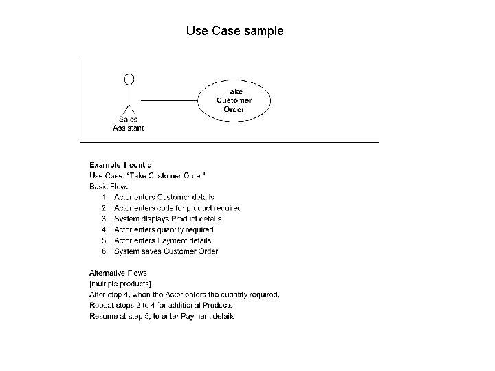 Use Case sample 