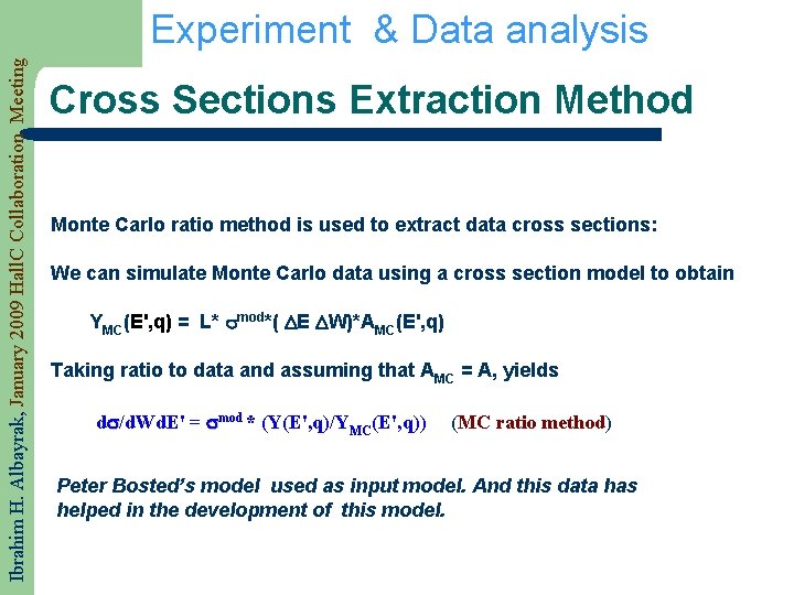 Experiment Rosen 07 Measurement Of R S L