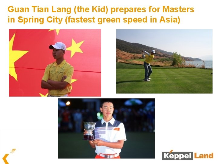 Guan Tian Lang (the Kid) prepares for Masters in Spring City (fastest green speed