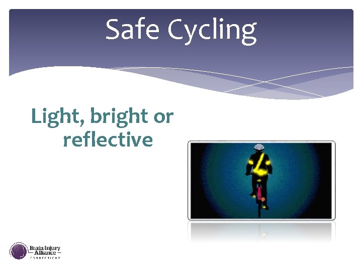 Safe Cycling Light, bright or reflective 