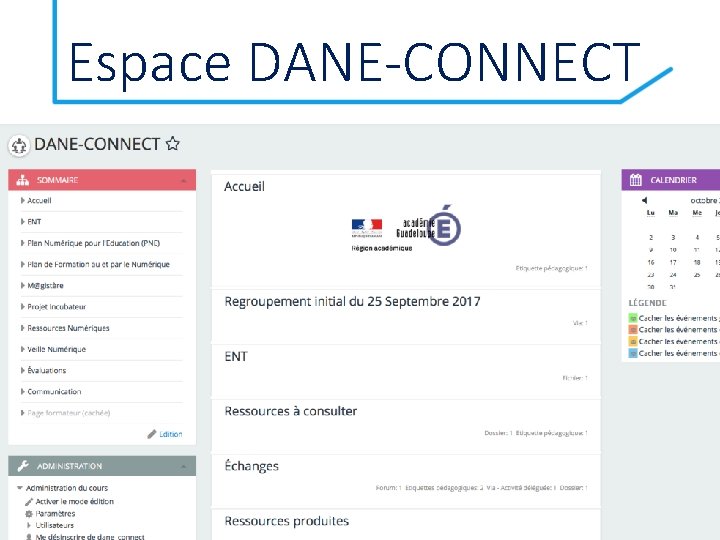 Espace DANE-CONNECT 