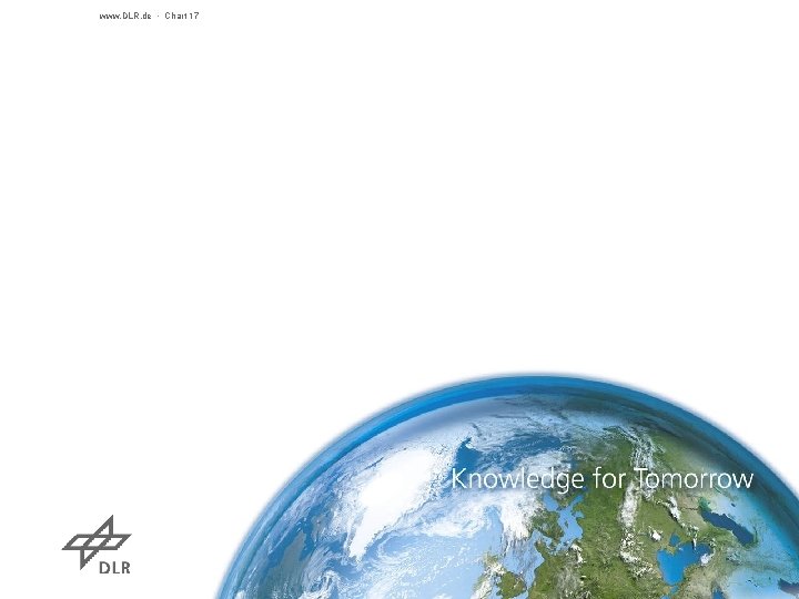 www. DLR. de • Chart 17 