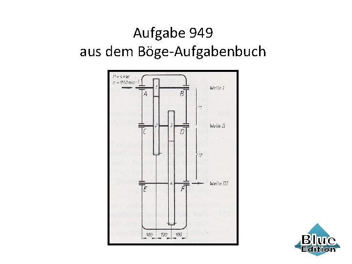 Aufgabe 949 aus dem Böge-Aufgabenbuch 