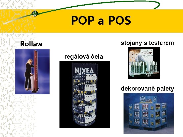 POP a POS Rollaw ay stojany s testerem regálová čela dekorované palety 