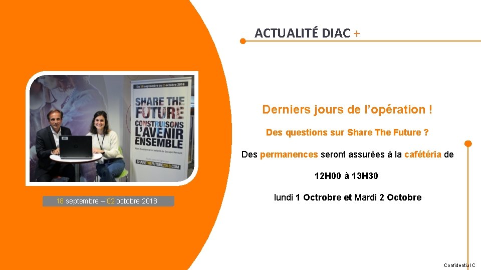ACTUALITÉ DIAC + Derniers jours de l’opération ! Des questions sur Share The Future ACTUALITÉ DIAC + Derniers jours de l’opération ! Des questions sur Share The Future