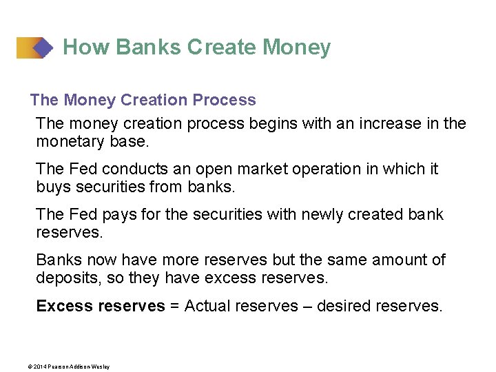 How Banks Create Money The Money Creation Process The money creation process begins with