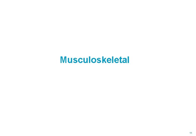 Musculoskeletal 11 