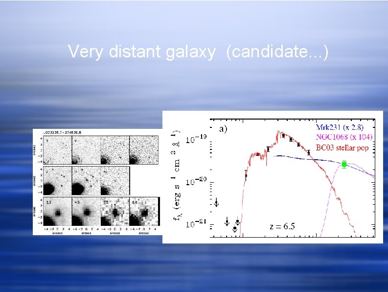 Very distant galaxy (candidate. . . ) 