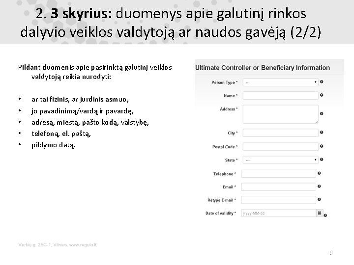 2. 3 skyrius: duomenys apie galutinį rinkos dalyvio veiklos valdytoją ar naudos gavėją (2/2)