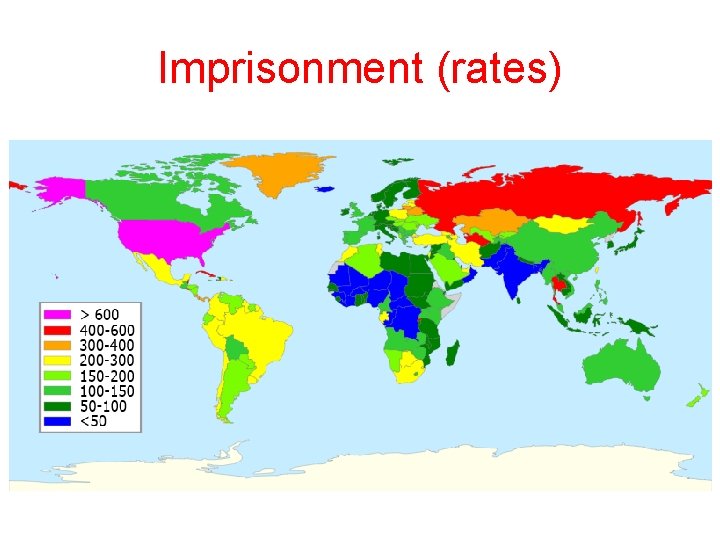 Imprisonment (rates) 