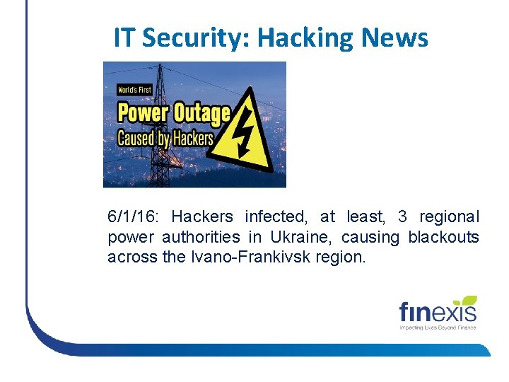 IT Security: Hacking News 6/1/16: Hackers infected, at least, 3 regional power authorities in