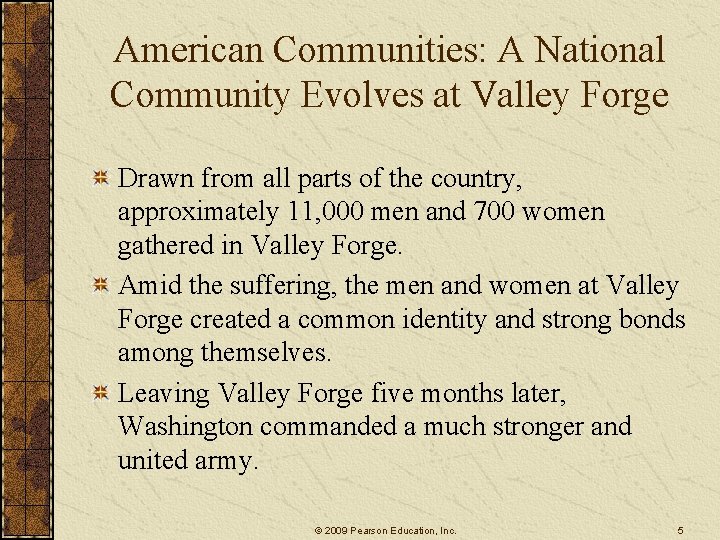 American Communities: A National Community Evolves at Valley Forge Drawn from all parts of