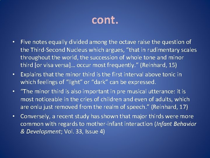 cont. • Five notes equally divided among the octave raise the question of the cont. • Five notes equally divided among the octave raise the question of the