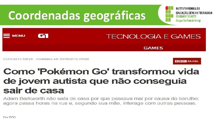Coordenadas geográficas 14 Coordenadas geográficas 14