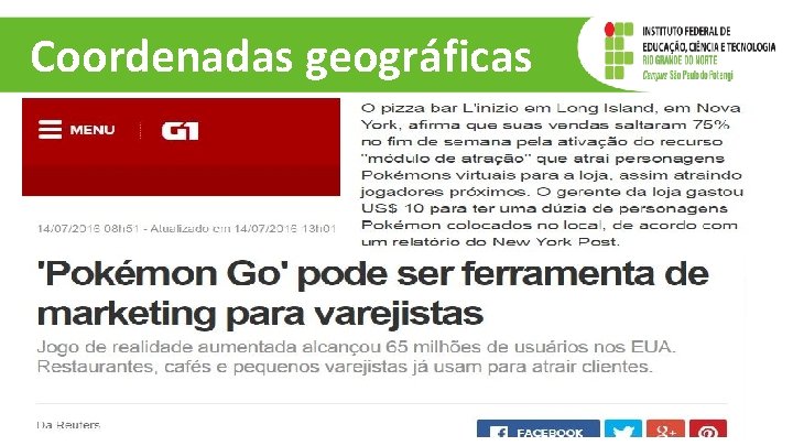 Coordenadas geográficas 15 Coordenadas geográficas 15