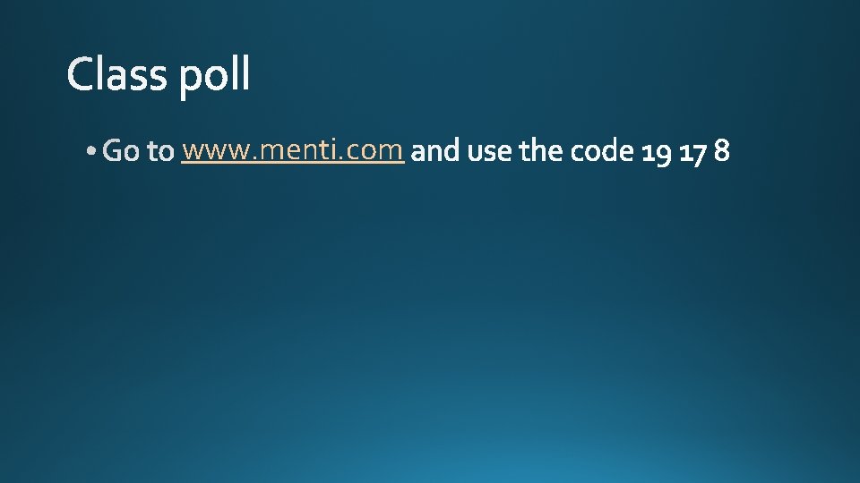 www. menti. com 