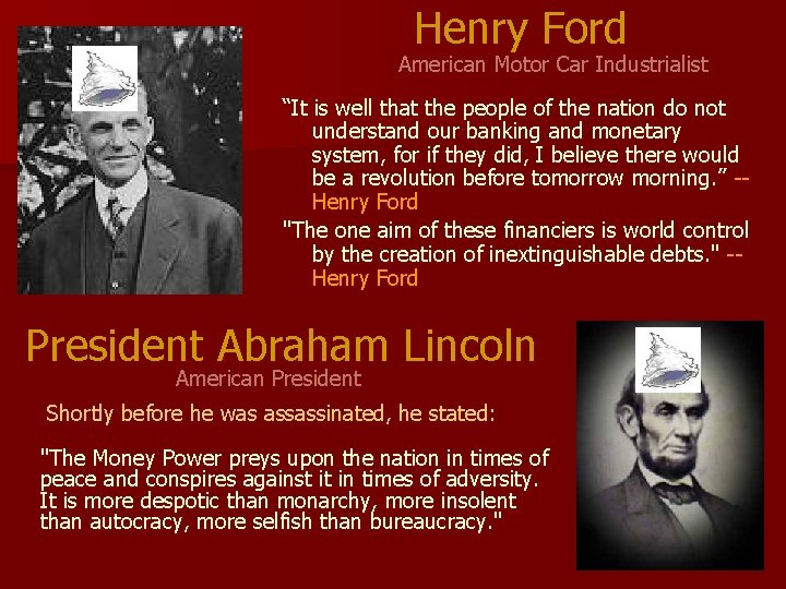 Henry Ford American Motor Car Industrialist “It is well that the people of the