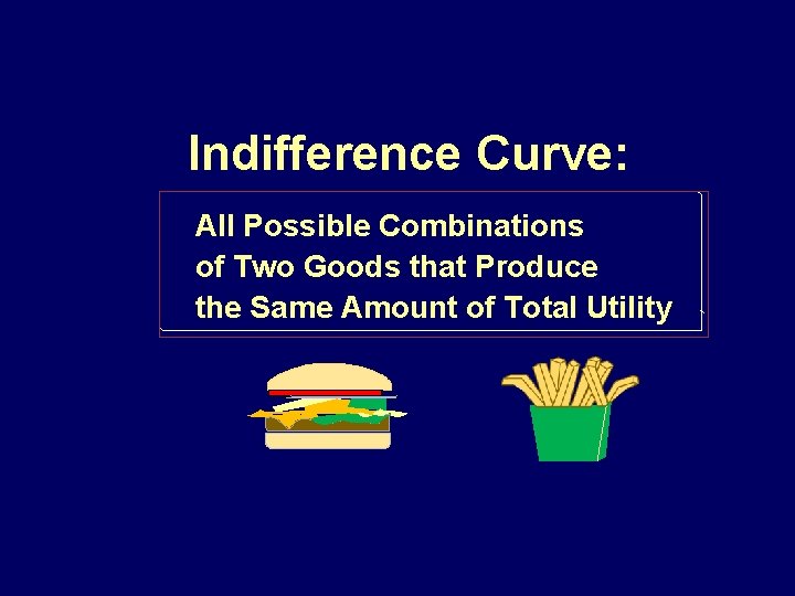 Indifference Curve: All Possible Combinations of Two Goods that Produce the Same Amount of