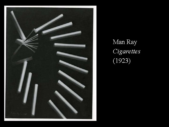 Man Ray Cigarettes (1923) 