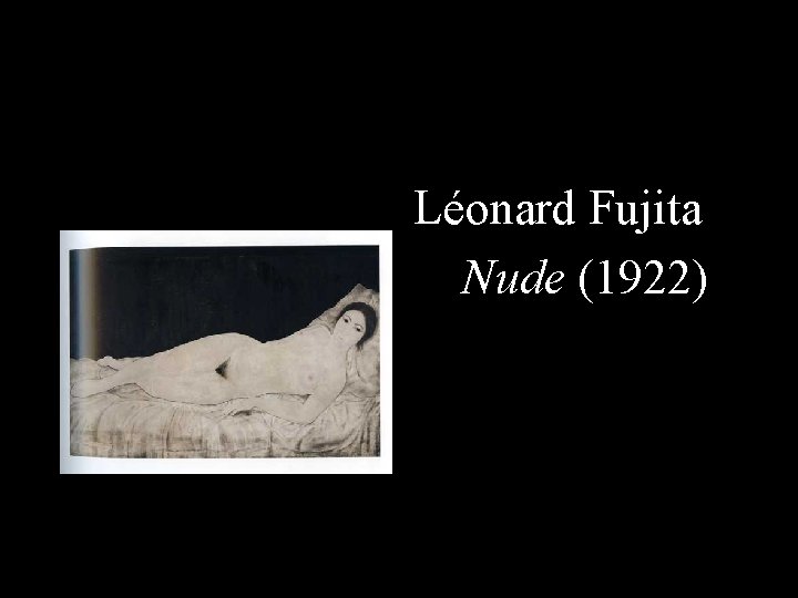 Léonard Fujita Nude (1922) 