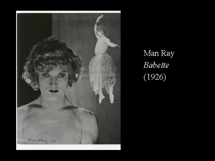Man Ray Babette (1926) 