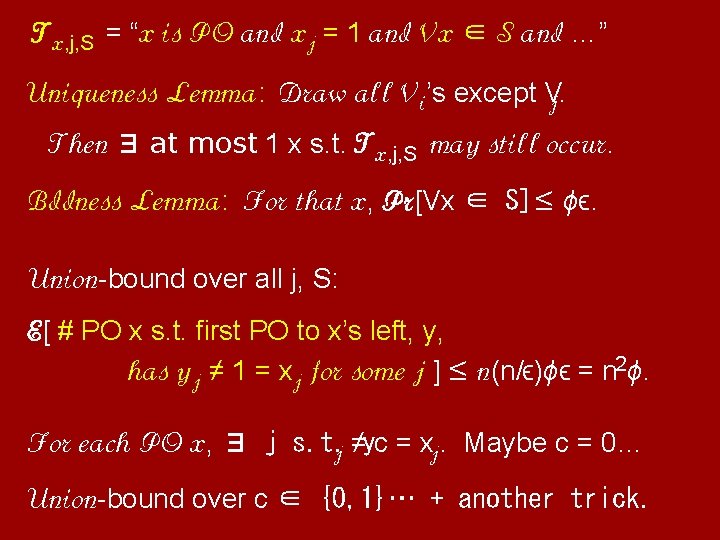 Pareto Optimal Solutions For Smoothed Analysts Ryan Odonnell