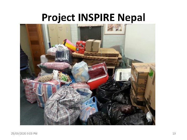 Project INSPIRE Nepal 25/09/2020 9: 03 PM 19 