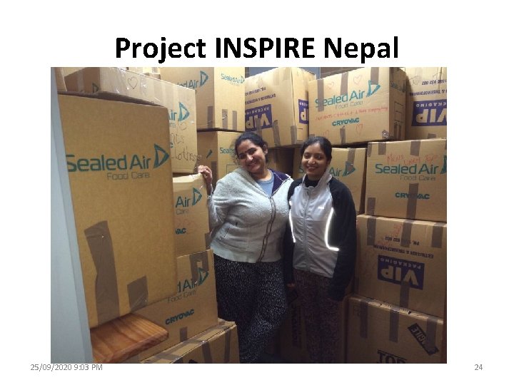 Project INSPIRE Nepal 25/09/2020 9: 03 PM 24 