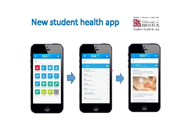 New student health app 
