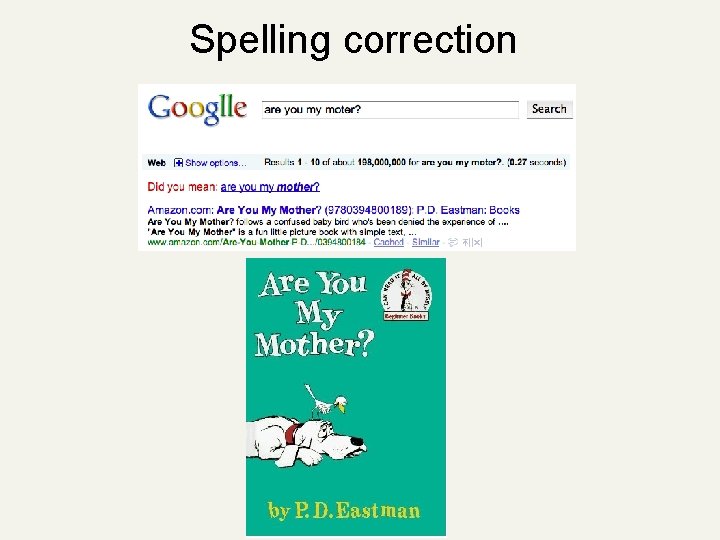 Spelling correction 