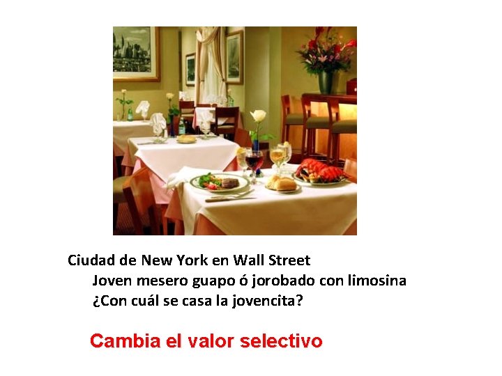 Ciudad de New York en Wall Street Joven mesero guapo ó jorobado con limosina