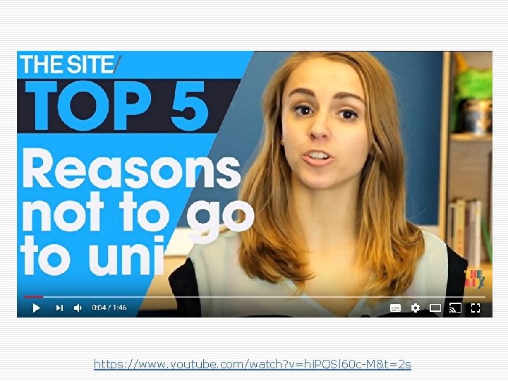 https: //www. youtube. com/watch? v=hi. PQSl 60 c-M&t=2 s 