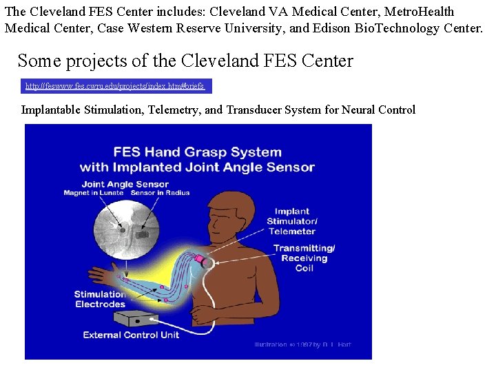 The Cleveland FES Center includes: Cleveland VA Medical Center, Metro. Health Medical Center, Case The Cleveland FES Center includes: Cleveland VA Medical Center, Metro. Health Medical Center, Case