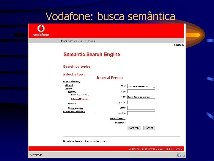 Vodafone: busca semântica Richard Benjamins 