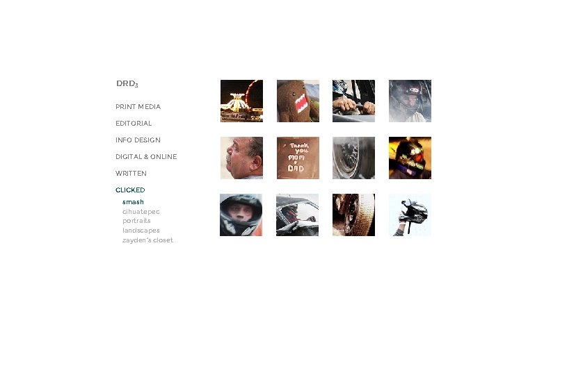 PRINT xx CLICKE D smash DRD 3 PRINT MEDIA EDITORIAL INFO DESIGN DIGITAL &