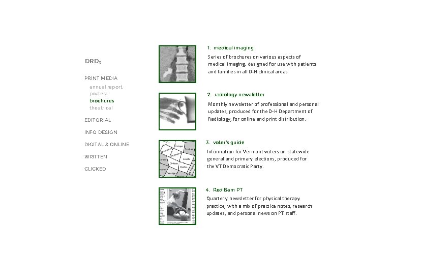 PRINT xx PRINT brochur es and newslett ers 1. medical imaging DRD 3 Series