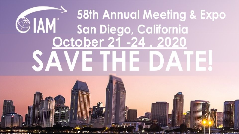 October 21 -24 , 2020 What is IAMX? • IAM's Universal Directory of Members