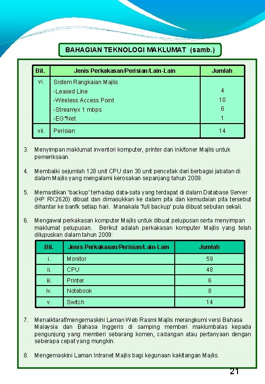 LAPORAN TAHUNAN 2009 JABATAN KHIDMAT PENGURUSAN 1 PENGENALAN