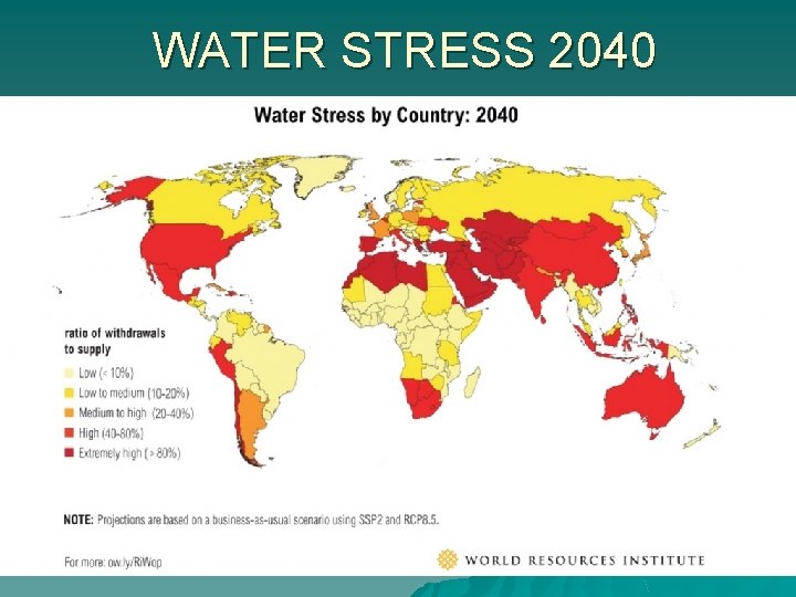 WATER STRESS 2040 