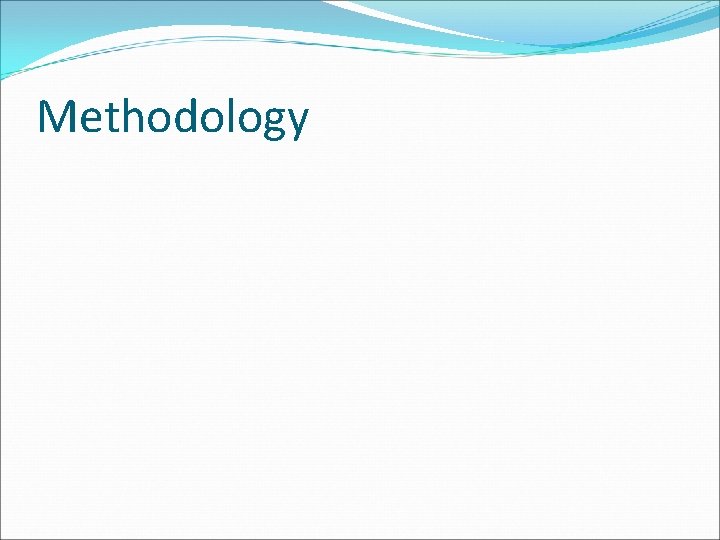 Methodology 