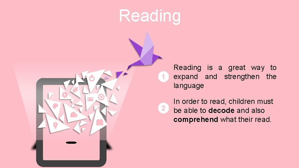 Reading 1 Reading is a great way to expand strengthen the language 2 In