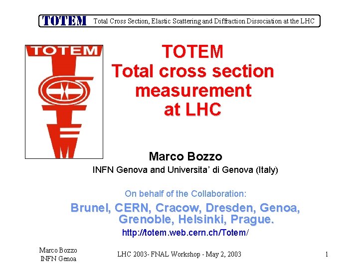 Total Cross Section, Elastic Scattering and Diffraction Dissociation at the LHC TOTEM Total cross