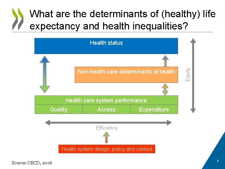 What are the determinants of (healthy) life expectancy and health inequalities? Non-health care determinants