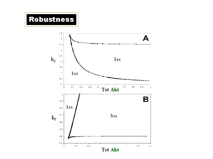 Robustness k 2 3 ss 1 ss Tot Akt 1 ss k 0 3