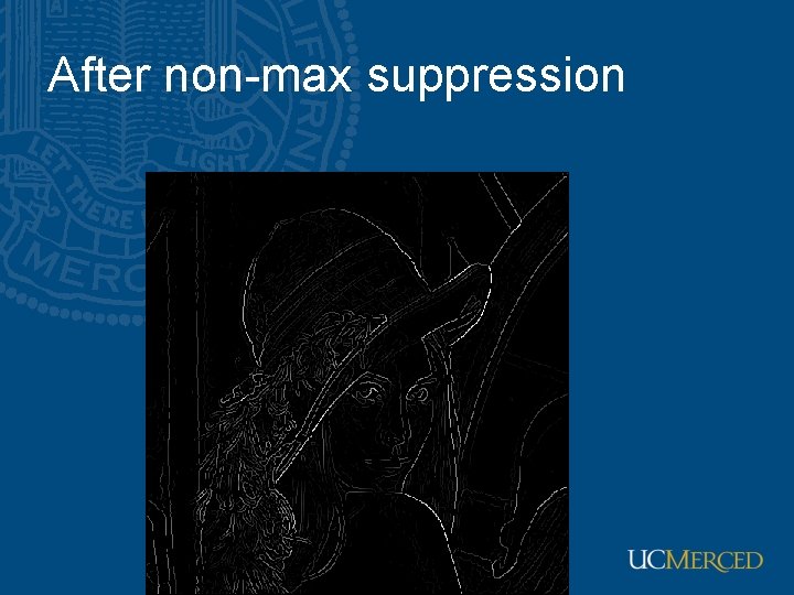 After non-max suppression After non-max suppression